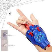 NOWTRY Spider Web Shooter, Cosplay Web Shooter Launcher String Toy, Electric Reel-in Spider Web Shooters, Spider Web Launcher for Kids Cosplay, blue, 1 US