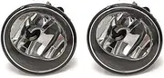 Car Fog Lamp Assembly For B&MW X6 E71 E72 LCI 2013 2014 2015 1 Pair Fog Lamp Assembly Front Bumper Anti Fog Light 63177311351 63177311352 Front Bumper Fog Light(Pair With Halogen)