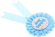 FELTECHELECTR Elegant Birthday Pin Metal Badge Rosette Button Party Decoration Supplies for Celebrations