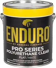General Finishes Enduro Pro Series Clear Polyurethane, 1 Gallon, Flat