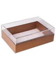 Bey-Berk Arno Valet Box With Acrylic Lid 2