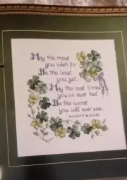 Cross Stitch Book Holidays Remembered Beautiful St. Patrick's Day Easter