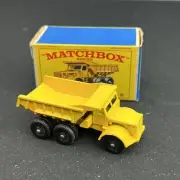 Vintage Matchbox Lesney #6 Euclid Quarry Truck Die Cast Car MINT RARE