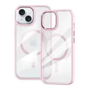 ZUSLAB iPhone 15 Plus MagSafe Case Slim Hybrid Pro Protective Heavy Duty Shockproof Cover for Apple - Pink