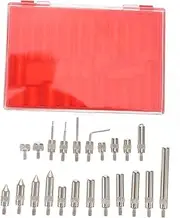 Yardenfun Dial Indicator Extension Gauge Tool 22pc Metal Tip Set Digital Indicator Kit for Engineering Car Repair Home Use