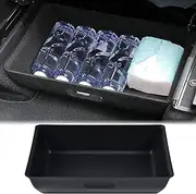 Rear Under Seat Storage Box for Tesla Model Y Hidden Tray Storage Bin, Multipurpose Driver Seat Storage Tray Car Accessories