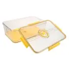 Time Recording Bread Storage Bin Bread Box Toast Storage Organizer Reusable