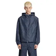 [FENDI] Denim Effect FF Windbreaker Blue