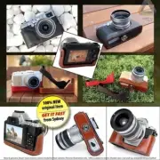 TOMA Leather HAND MADE Camera Case Olympus Pen E-P3 PL3 Fuji X10 SONY NEX 5 5N 7