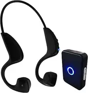 Wireless Bone Conduction Hearing Assist Impaired Headsets with Hearing Mic Sound Transmitter -Wireless TV Listening Headphones Earphones for Seniors & Elderly with Hearing Loss