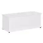 Ottoman Storage Box, Wooden Chest for Toys, Clothes, Bedding, Blanket Trunk with