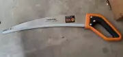 FISKARS Garden Tree Pull Saw 475mm Fixed Blade - Powertooth