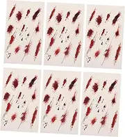 6Pcs Realistic Scar Stickers for Halloween Makeup Fake Wounds for Vampire Costume Easy Application Removal for Party Decorations Theatrical Looks