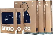 Happiest Baby The Big Bundle 100% Organic Cotton - Includes 3 SNOO Sacks and 2 SNOO Bassinet Fitted Sheets (Midnight)