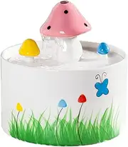 Tabletop Fountains Cute Mini Desktop Fountain Ceramic Tabletop Water Fountain Feature for Indoor and Outdoor Home Decoration Table Desktop Office Indoor Water Fountains (Color : A, Size : L)