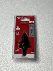 New Milwaukee #12 step drill bit for Metal 7/8"-1-3/8" Item 48-89-9212