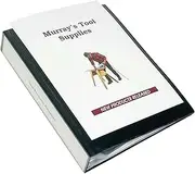 Marbig (R) 2059002 Display Book Non-Refillable Clearview A4 100 Pockets & Tabs Black