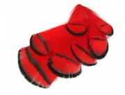 1 Dozen - Red Lady Amherst Pheasant Tippet Feathers Fly Tying Halloween Mask