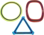 Aerobie 3-Piece Flying Ring Combo Pack with Pro Ring, Orbiter 3pcs