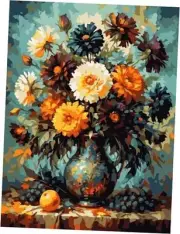 Paint by Numbers Kit for Adults, Kids, Beginner Artists (Flower flower Pattern