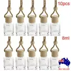 10pcs Car Hanging Diffuser Air Freshener Perfume Empty Bottle DIY Container 8ml