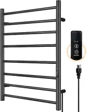 Electric Towel Warmer 8-Bar for Bathroom, Large Towel Warmers Wall Mounted Heate