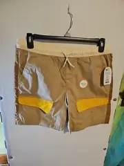NWT Boys Size XL(14-16) Husky Wonder Nation Explorer Tan Shorts Front Pockets