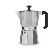 La Cafetiere Venice 6-Cup 290ml Espresso Maker Aluminum Coffee Pot (Silver)