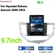 Car Radio Android 12 GPS Navi Screen Play For Hyundai Rohens Genesis Coupe 08-13