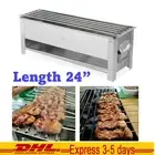 Thai Moo Satay Grill Stove BBQ Steak Tradition Style Charcoal Smoke Oven 24"L