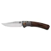 BENCHMADE 15080-2 CROOKED RIVER Axis Folding Knife - Wood