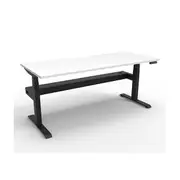 1800Mm Single Sided Workstation Cable Tray Nat White And Black