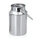Stainless Steel Milk Can, Oil Can, Milk Barni, Ghee Storage Can, Silver 2 Liter