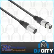 Power Dynamics 177929 5-Pin DMX Cable 6m Lighting Control Cable w/ Cable Strap
