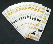 Mrs Grossman 20 Sheets 'Kittens' Fresh off Rolls (c-1986)