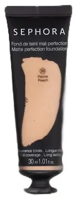 SEPHORA 15pc Collection Matte Perfection Foundation Full Coverage #26 Peach