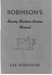 Robinsons Basic Mechanical Sewing Machine Service Repair Manual Course Book