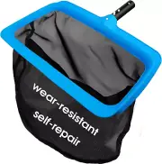 Pool Skimmer Net with Self-Repair Fine Mesh Nylon Basket, Pool Leaf Rake for abo
