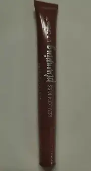 Revlon KISS PLUMPING Lip Creme Gloss Shine 525 BARELY BLUSH Nude Rosy Brown .25z