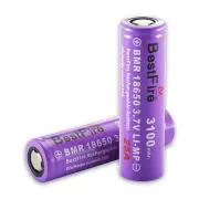 2Pcs 18650 Battery 3100mAh 25A 3.7V Rechargeable Lithium Battery