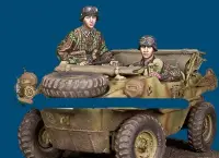 在飛比找Yahoo!奇摩拍賣優惠-特價!源模居GK 1/35 樹脂模型 二戰士兵兵人手辦白模 