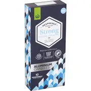 Woolworths Nespresso Compatible Coffee Capsules Strong 10 pack
