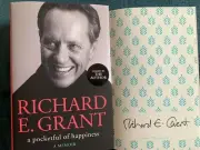 A pocketful of happiness Richard E Grant Signed Book H/c Wcoa