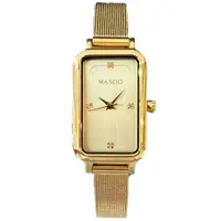 在飛比找蝦皮商城優惠-【MANGO】復刻晶鑽方形腕錶 MA6712L-13K 21