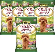 JOYPET Shampoo Towels for Small Dogs, Pack of 25 x 5 Packs (Bulk Purchase)