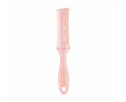 2PCS Razor Comb With Blades Razor Trimmer DIY Double Sides Hair Thinning Comb - Pink