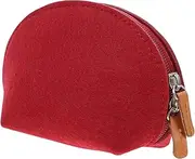 [SAFIGLE] Fashionable Lady's Sequin Coin Purse Pu Change Purse Mini Shell Bag Girl Sequins Red