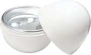 TIDTALEO Microwave Egg Cooker 4 Eggs Steamer Round Poacher Pp Material Automatic Temp Control Quick Easy