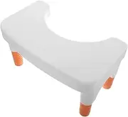 SUPVOX Adjustable Height Toilet Stool for Adults Boys and Girls Comfortable Potty Training Step Stool for Bathroom Use