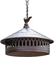 Outdoor Incense Cone Holder - with Lid Windproof Camp Incense Burner - Outdoor Iron Incense Burner Hangable for Yard, Hiking, Camping, Garden